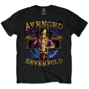 Image of Avenged Sevenfold - Stellar Unisex Large T-Shirt - Black