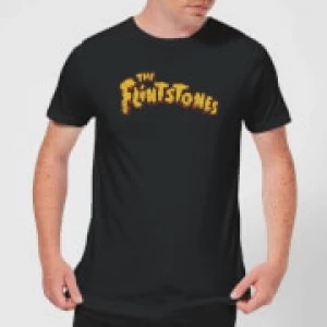 Image of The Flintstones Logo Mens T-Shirt - Black - M