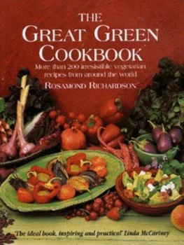 Image of The Great Green Cookbook by Rosamond Richardson Hardback