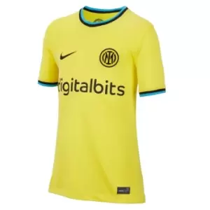 Image of Nike Inter Milan Third Shirt 2022/2023 Juniors 2022/2023 - Yellow
