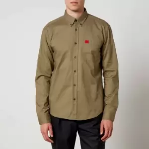 Image of HUGO Evito Button-Down Cotton Shirt - L