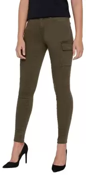Image of Noisy May Lucy NW Utility Trousers Cargo Trousers olive