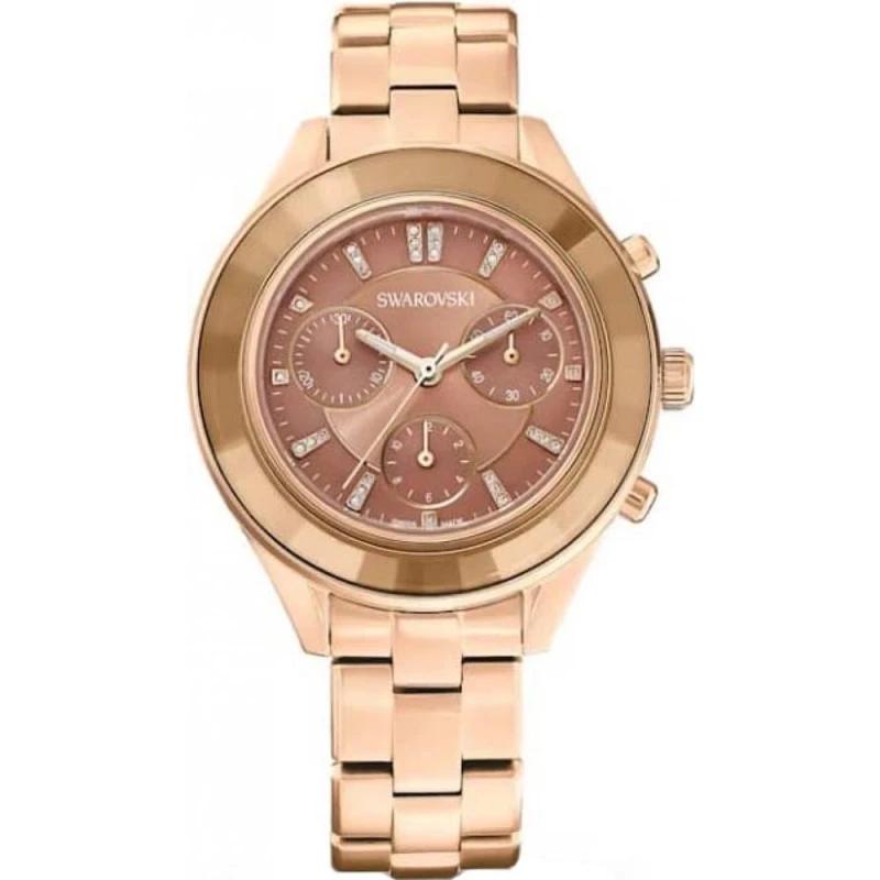Image of Swarovski Swarovski 5632472 Octea 39mm Quartz Watch in Rose Gold Rose Gold One Size Unisex 9009656324721