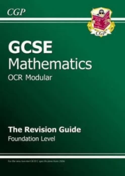 Image of Gcse Maths Ocr a modular Revision Guide - Foundation by Richard Parsons Book