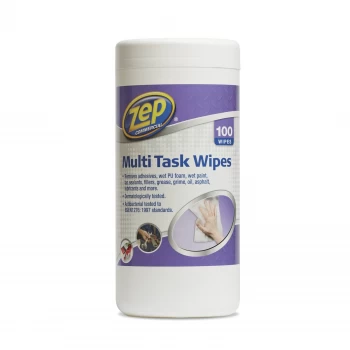 Image of Zep Multi Task Anti Bacterial Wipes - 100 Wipes