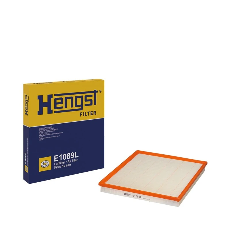 Image of HENGST FILTER E1089L Air filter Filter Insert Air Filter (8)