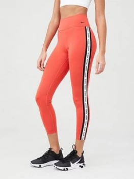 Image of Nike The One Crop Novelty Legging - Red