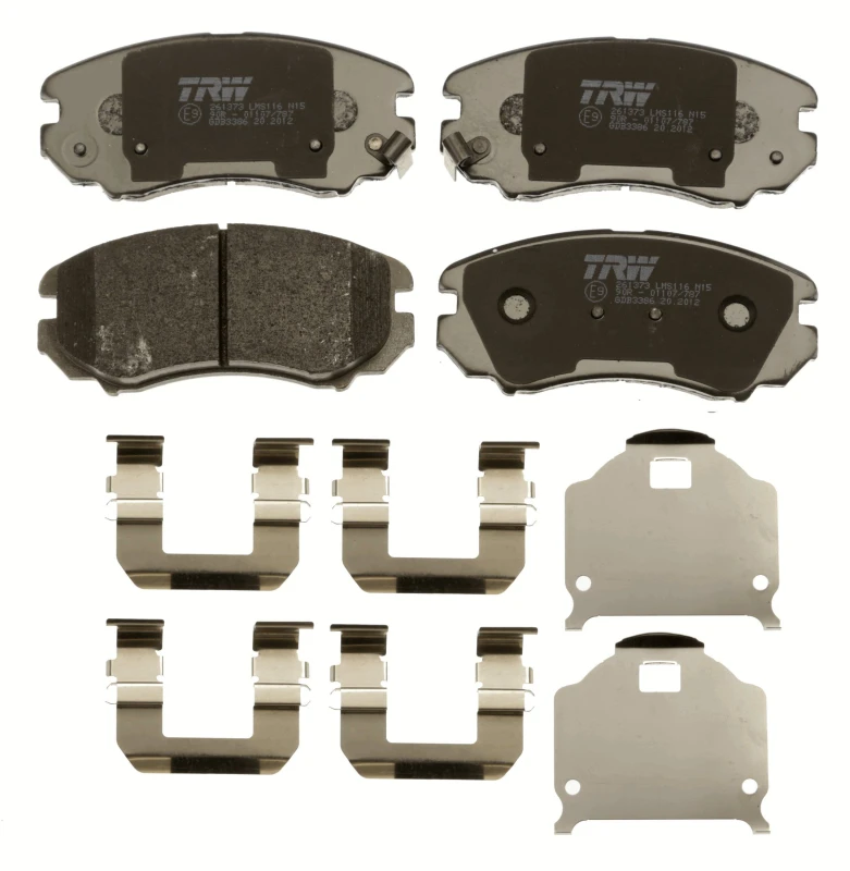Image of TRW GDB3386 Brake pad set with acoustic wear warning, with accessories Brake Pad Set,disc brake (402)