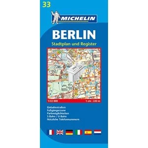 image of Berlin - Michelin City Plan 33 2006 Sheet map