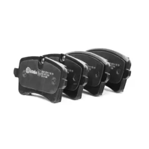 Image of BREMBO Brake pad set AUDI,PORSCHE P 85 119 4G0698451B,4G0698451C,4G0698451K 95B698451E,4G0698451B,4G0698451C,4G0698451B,4G0698451C,4G0698451B