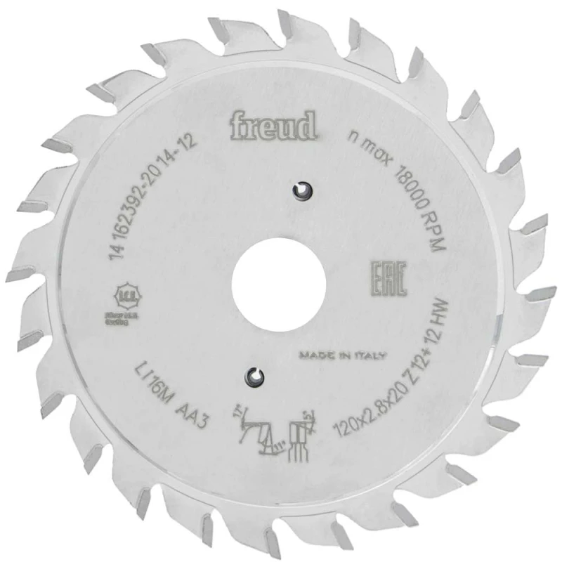 Image of Freud LI16M Pro Industrial Circular Scoring Saw Blade F03FS02488 Diameter: 120mm