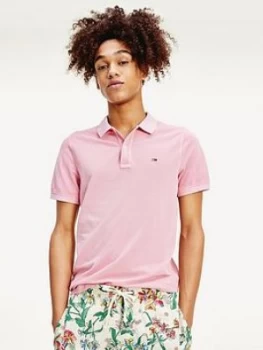 Tommy Jeans Lightweight Polo Shirt - Pink Size M Men