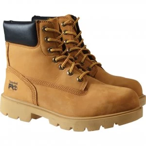 Image of Timberland Mens Pro Saw Horse Safety Work Boots Chestnut Size 10