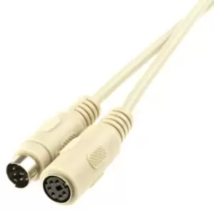 image of Roline 11.01.5630 Computer Cable, Ps/2 6P Plug-Skt, 3M