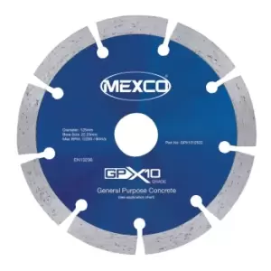 image of 125mm GPX10 Universal Concrete Diamond Blade