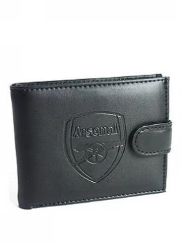 Image of Official Football Leather Wallet with Embossed Crest - Liverpool, Chelsea, Manchester City, Tottenham, One Colour, Size Liverpool, Women