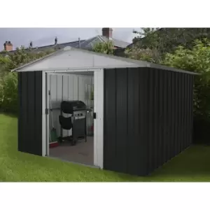 Image of Yardmaster Castleton Metal Apex Shed 10 x 13ft with Floor Support Frame