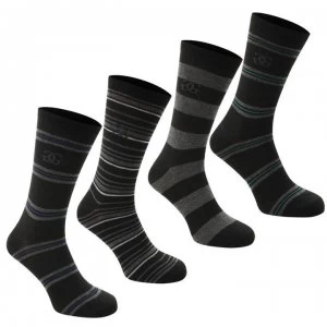 image of Giorgio 4 Pack Striped Socks Junior