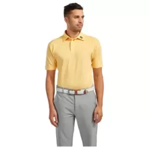 image of Footjoy Solid Polo Shirt Mens - Yellow