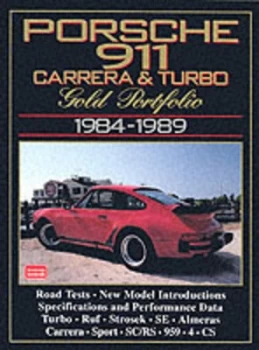 Image of Porsche 911 carrera & turbo gold portfolio 1984-1989 by R. M Clarke