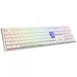 Image of Ducky One 3 Classic Pure USB Keyboard, Gaming keyboard German, QWERTZ White Switch: brown