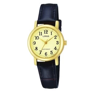 image of Lorus RRS56UX9 Ladies Classic Watch with Clear Arabic Numerals & Second Hand