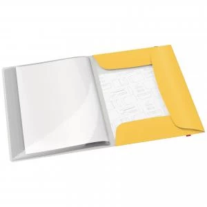 image of Leitz Cosy Mobile Display Book Plus A4 - 20 pocket - Warm Yellow