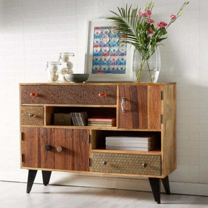 Image of Buttercup Farm Sorio Sideboard Large 1 - Wood - L40 X W120 X H80 Cm