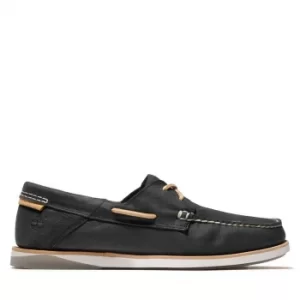 Image of Timberland Atlantis Break Boat Shoe For Men In Black Black, Size 10.5