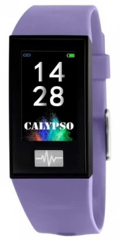 image of Calypso Unisex Smartime Purple Silicone Strap + Free Watch