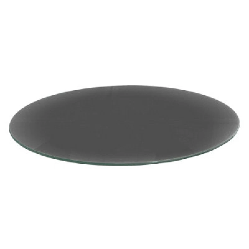 Image of Harbour Housewares Round Glass Chopping Board - 30Cm Grey Kitchen Dining Place Mats Cutting Mat Worktop Saver Cooking & Food Prep