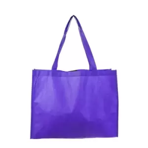 Image of United Bag Store Long Handle Tote Bag (One Size) (Purple)