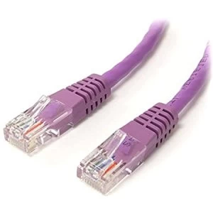 Patch Cord RJ45 CAT.5e F/UTP Purple - 0.50 M Full Copper