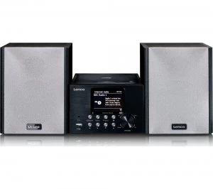 image of LENCO MC-250 Bluetooth Micro Hi-Fi System - Black