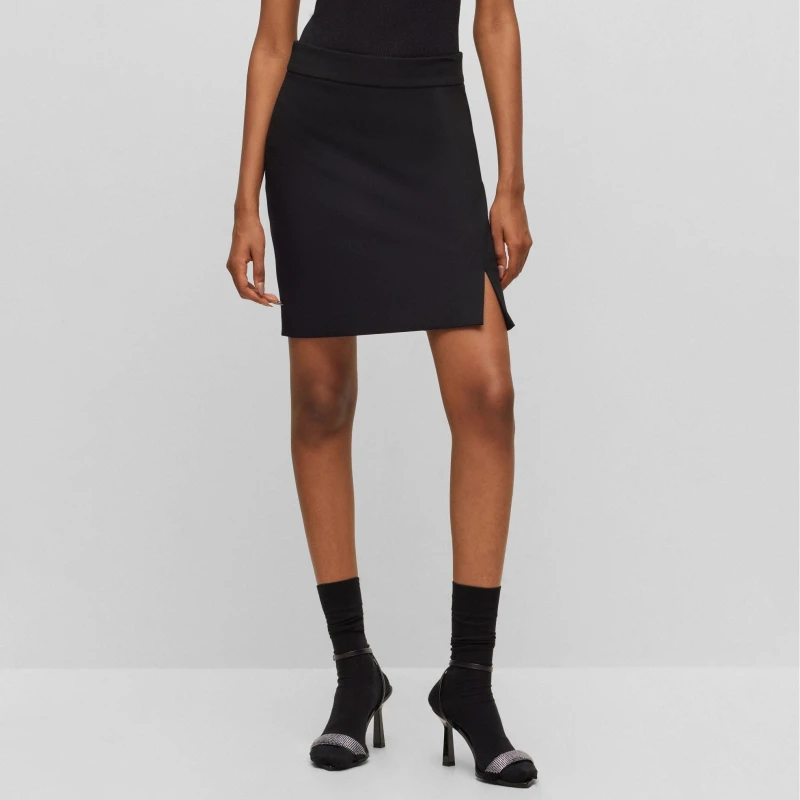 Image of Hugo Rovani Mini Skirt Black female 6