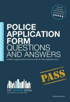 Image of Police Officer Application Form by Richard Mcmunn Paperback