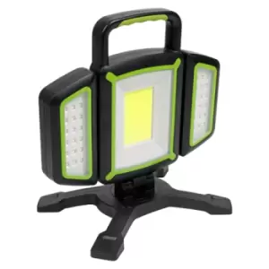 image of Sealey Rechargeable Flexible Floodlight 18W COB & 9W SMD LED