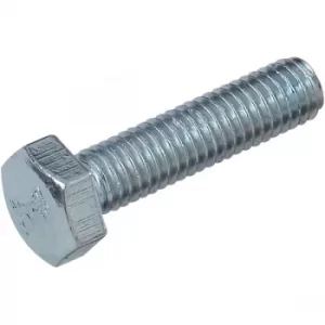 image of Toolcraft Hexagon Bolt & Nut DIN 601 Galvanised Steel 4.6 M8 x 30m...