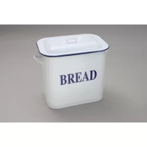 Image of Falcon Oblong Bread Bin White 34cm