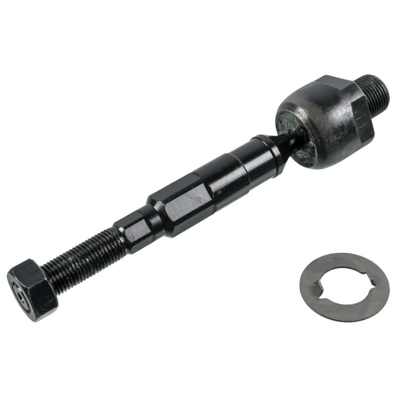Image of FEBI BILSTEIN 42233 Inner Tie Rod Front axle both sides, with spacer disc Inner Tie Rod (51)