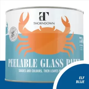 Image of Thorndown Elf Blue Peelable Glass Paint 750ml