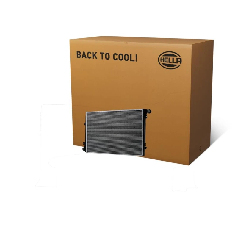 Image of HELLA Engine radiator HELLA 8MK 366 302-351