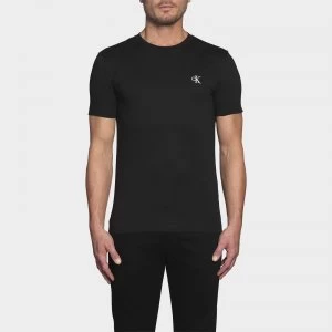 Image of CK Jeans Mens Essential Slim T-Shirt - CK Black - XXL