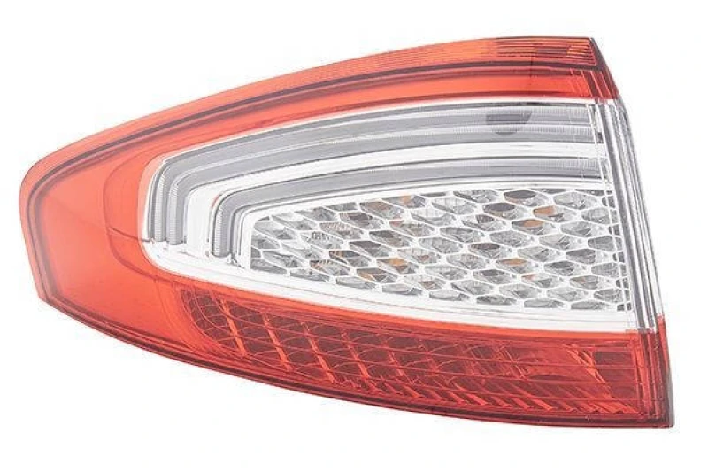 Image of HELLA 9EL 354 997-051 Rear light Outer section, without bulb holder, Left, PY21W Combination Rearlight (391)