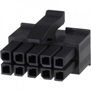 image of TE Connectivity 1 794617 0 Socket enclosure cable Micro MATE N LOK Total number of pins 10 Contact spacing 3mm 1 pc