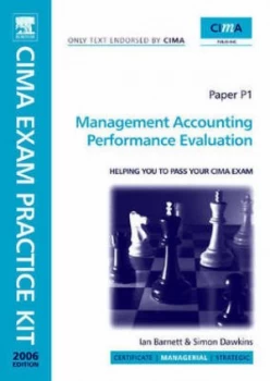 Image of Cima Managerial Level. Paper P1 Management Accounting Performance Evaluation by R. C Scarlett and Ian Barnett and Simon Dawkins Book