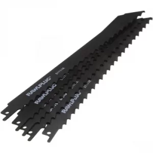 Image of Rawlplug Recipro Saw Blades Wood Medium Pack 5