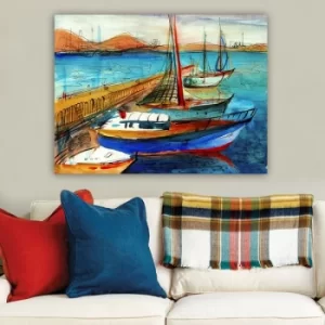 Image of 241191064_70100 Multicolor Decorative Canvas Painting