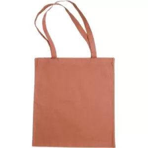 image of Jassz Bags "Beech" Cotton Large Handle Shopping Bag / Tote (Pack of 2) (One Size) (MELON) - MELON