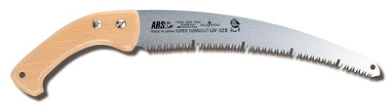 Image of ARS UV-32E-W Pruning Saw Wood Handle Super Turbocut Blade UV-32E-W Length: 300mm
